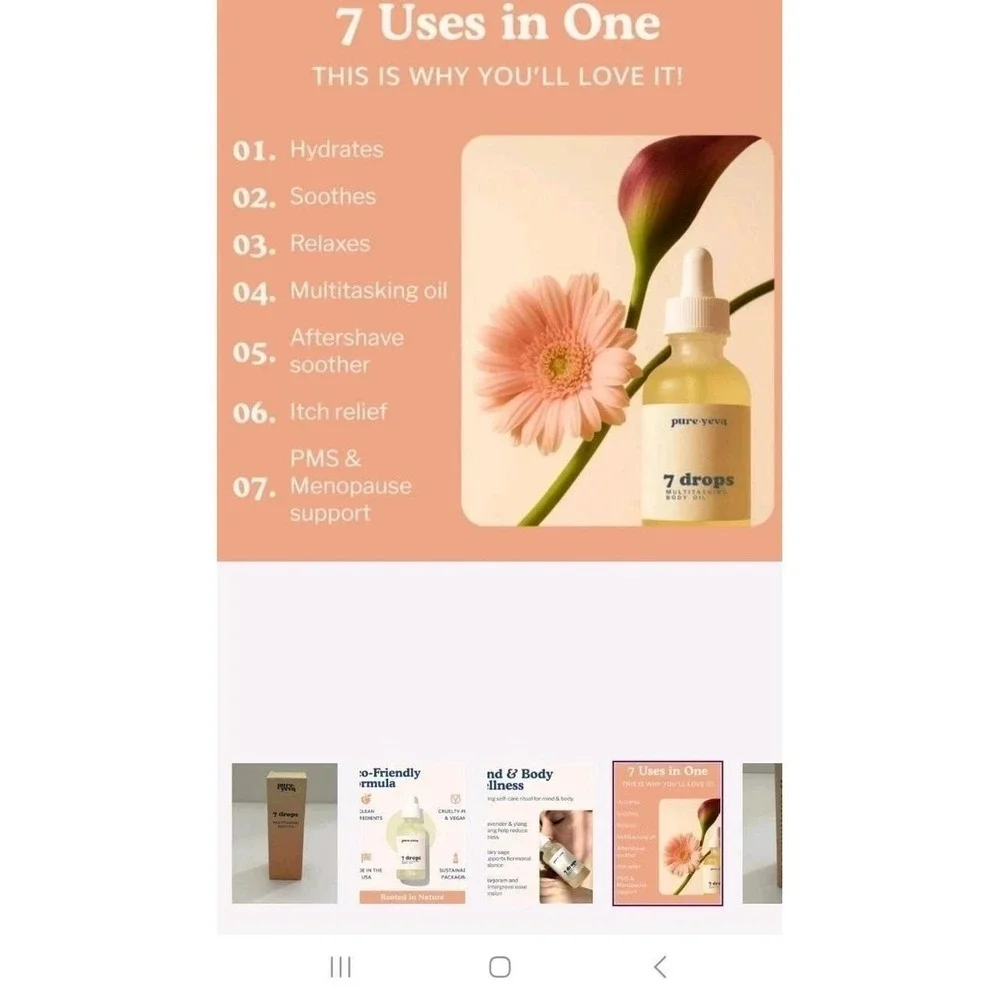 7 DROPS Multitasking Body Oil